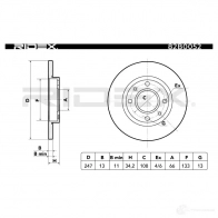 Тормозной диск RIDEX JSP SO 1437706387 82b0052 - Изображение 3