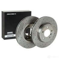 Тормозной диск RIDEX 82b1281 7X8 6YM 1437709937 - Изображение 2