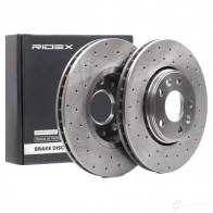 Тормозной диск RIDEX OQ P2IU 1437710266 82b1786 - Изображение 2