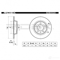 Тормозной диск RIDEX 82b0020 OHO4 OAN 1437707219 - Изображение 6