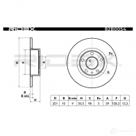 Тормозной диск RIDEX 1437707027 YE CPWJ 82b0054 - Изображение 4