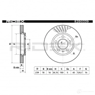 Тормозной диск RIDEX 82b0339 4E GVH 1437707124 - Изображение 3