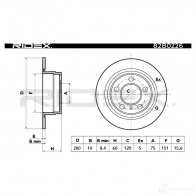 Тормозной диск RIDEX XV S61N 82b0226 1437707592 - Изображение 3