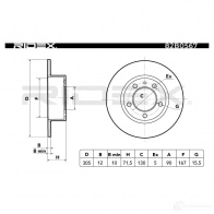 Тормозной диск RIDEX ZL4 EWT 1437709639 82b0567 - Изображение 5