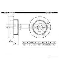 Тормозной диск RIDEX Q4RG LUY 82b0271 1437709089 - Изображение 4