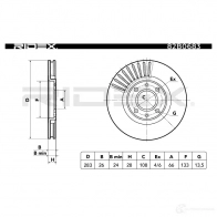 Тормозной диск RIDEX 82b0683 1437709889 W V7KP - Изображение 2