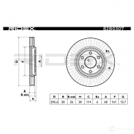 Тормозной диск RIDEX 1437711525 RY76 0 82b0307 - Изображение 3