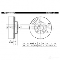 Тормозной диск RIDEX MQC2S Y 1437707191 82b0141 - Изображение 6