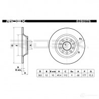 Тормозной диск RIDEX QR JMNMZ 82b0176 1437709895 - Изображение 6