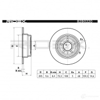 Тормозной диск RIDEX 82b0220 1437709097 S D7QCM - Изображение 3