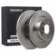 Тормозной диск RIDEX 82b1688 1437708684 SH QC91F - Изображение 2