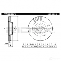 Тормозной диск RIDEX ETLL ZV 82b0058 1437709012 - Изображение 6