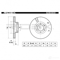 Тормозной диск RIDEX 82b0859 1437714923 50I1 R - Изображение 5