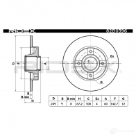 Тормозной диск RIDEX T4 VRE4 1437707653 82b0396 - Изображение 3