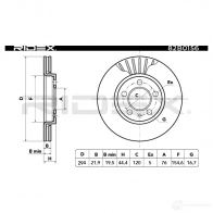 Тормозной диск RIDEX H 4ECIY 82b0156 1437711385 - Изображение 4