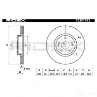 Тормозной диск RIDEX 1437711729 GHXQ G34 82b0382 - Изображение 3