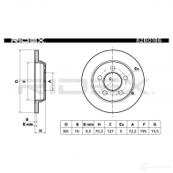 Тормозной диск RIDEX ZWK PMJE 82b0186 1437710314 - Изображение 3