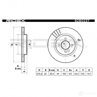 Тормозной диск RIDEX 1437708621 S1AC 2W 82b0237 - Изображение 6