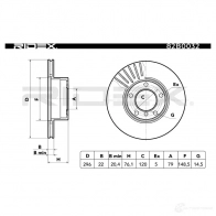 Тормозной диск RIDEX IN KHLN 82b0032 1437715185 - Изображение 6