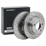Тормозной диск RIDEX 1437710662 82b2803 U7OOY M4 - Изображение 2