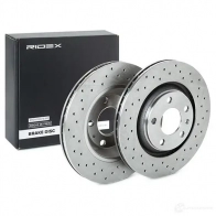 Тормозной диск RIDEX 1437714918 82b2804 4 WFNRZ - Изображение 2