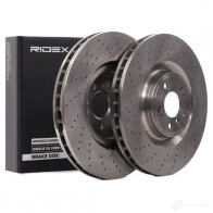 Тормозной диск RIDEX T BQWIW1 1437709510 82b1359 - Изображение 2