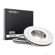 Тормозной диск RIDEX 1437708407 22W 9N8P 82b0491 - Изображение 2