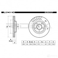 Тормозной диск RIDEX 1437711066 82b0157 E Z5R9 - Изображение 3