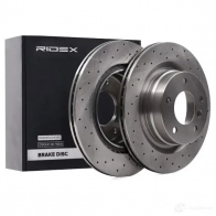 Тормозной диск RIDEX 0Z8N IRS 82b1731 1437710128 - Изображение 2