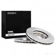 Тормозной диск RIDEX 82b1115 1437710251 V UNIZ - Изображение 2