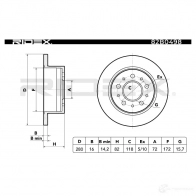 Тормозной диск RIDEX 9VO IAS 82b0498 1437714945 - Изображение 3
