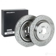Тормозной диск RIDEX 760G0U V 1437710473 82b1665 - Изображение 2