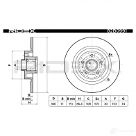 Тормозной диск RIDEX 82b0991 A34N CJ 1437706370 - Изображение 6