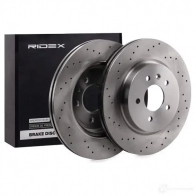 Тормозной диск RIDEX 1437711360 VBS QQ 82b1650 - Изображение 2