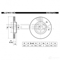 Тормозной диск RIDEX 82b0724 L7DF E 1437710162 - Изображение 3