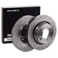 Тормозной диск RIDEX ZU9T5 PW 1437707425 82b1976 - Изображение 2