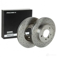 Тормозной диск RIDEX 1437711501 82b1729 D2 CW8JF - Изображение 2