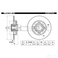 Тормозной диск RIDEX P5 HKEH5 1437715394 82b0745 - Изображение 4