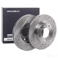 Тормозной диск RIDEX 1437711820 82b1718 ZX8W Y - Изображение 3