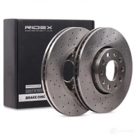 Тормозной диск RIDEX 1437706840 HJ H27Q 82b2089 - Изображение 2