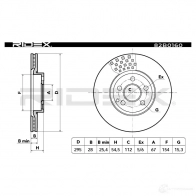 Тормозной диск RIDEX 3M L769 82b0160 1437710846 - Изображение 5