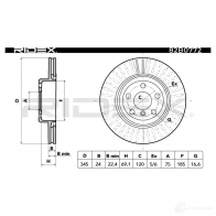 Тормозной диск RIDEX 82b0772 U AFZJ6 1437710260 - Изображение 4