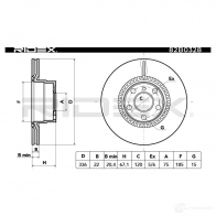 Тормозной диск RIDEX JYDK MZK 82b0328 1437706718 - Изображение 5