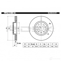 Тормозной диск RIDEX 82b0031 FBOJ G 1437710849 - Изображение 6