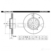 Тормозной диск RIDEX 1437707175 M4SS 6K 82b0266 - Изображение 3