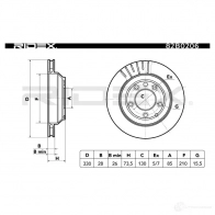 Тормозной диск RIDEX E45 RR 1437706255 82b0206 - Изображение 7