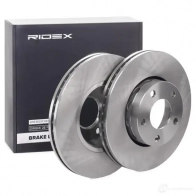 Тормозной диск RIDEX 1437710384 82b1386 5YX QLH - Изображение 2