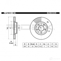 Тормозной диск RIDEX 1437711161 2EUWV CN 82b0329 - Изображение 6