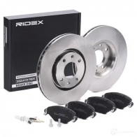 Тормозные диски и колодки, комплект RIDEX 1437676042 3405b0295 7 1KZS - Изображение 2