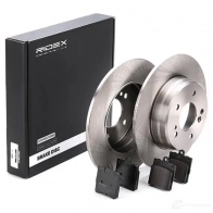 Тормозные диски и колодки, комплект RIDEX 3405b0028 UQ QPGO 1437676923 - Изображение 3